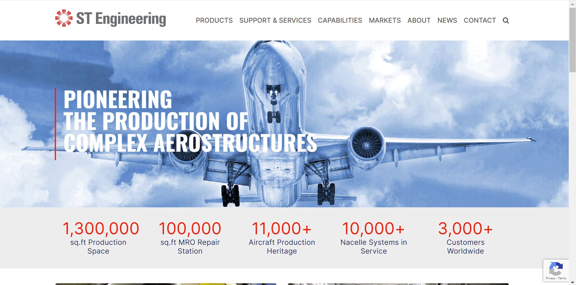 ST Engineering MRAS Website Design