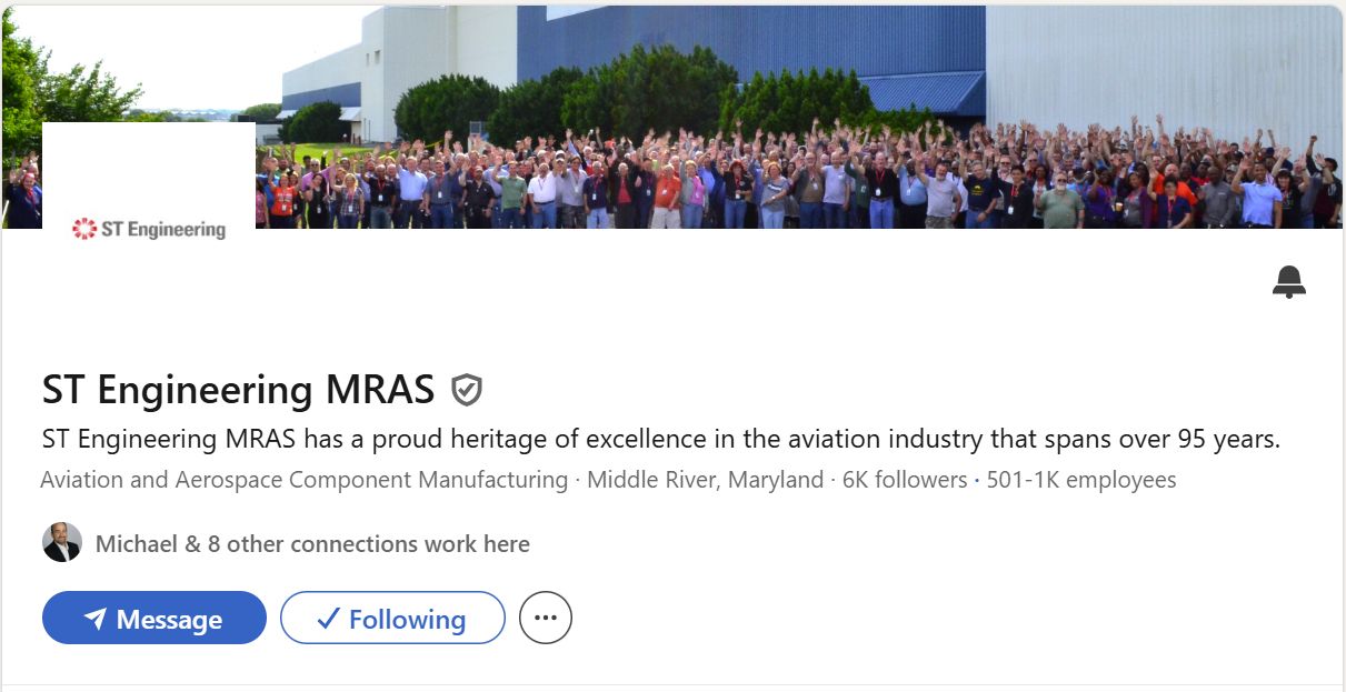 ST Engineering MRAS LinkedIn